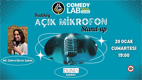 Açık Mikrofon Stand-up - Comedy Lab Istanbul