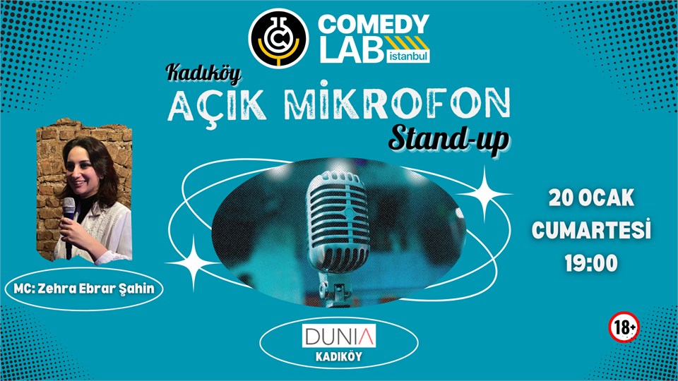 Açık Mikrofon Stand-up - Comedy Lab Istanbul