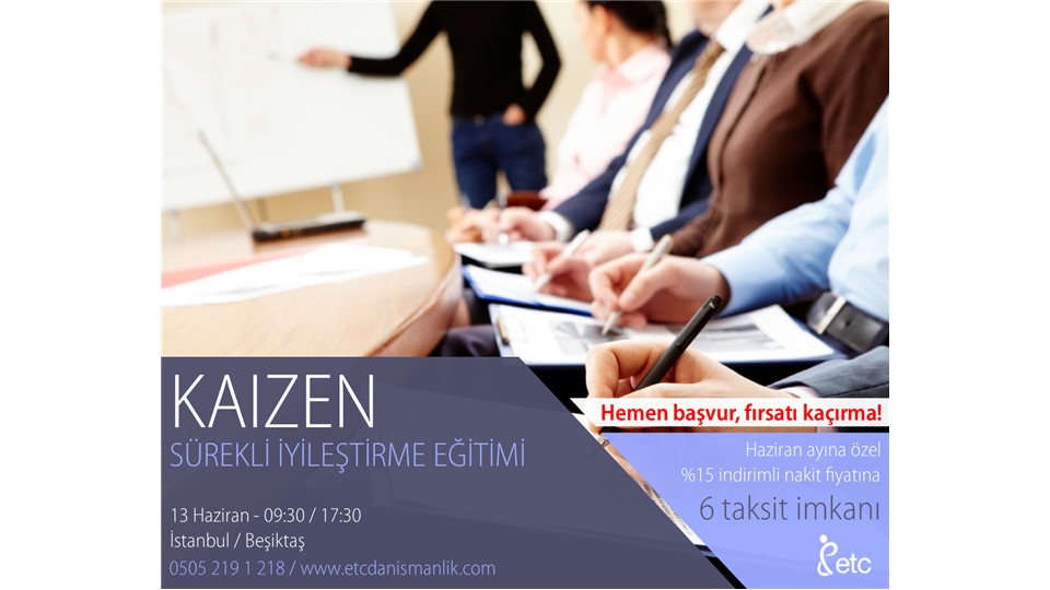 Kaizen (Sürekli İyileştirme) Eğitimi