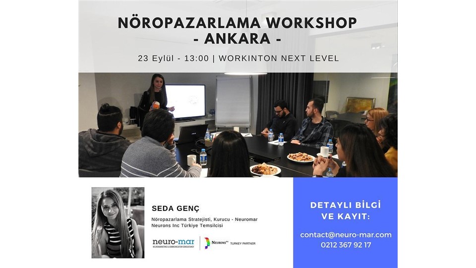 Pazarlama Psikolojisi ve Nöropazarlama Workshop - ANKARA