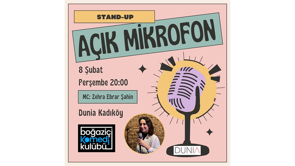 Boğaziçi Komedi Kulübü: Açık Mikrofon Stand-up Gecesi