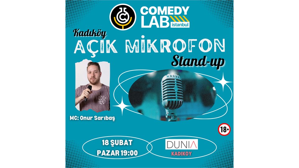 Açık Mikrofon Stand-up - Comedy Lab Istanbul