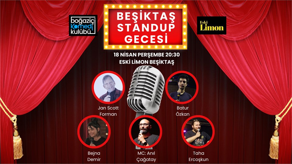 Beşiktaş Stand-up Gecesi - Boğaziçi Komedi Kulübü