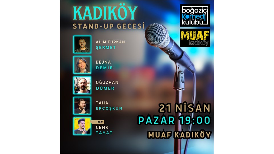 Boğaziçi Komedi Kulübü: Kadıköy Stand-up Gecesi