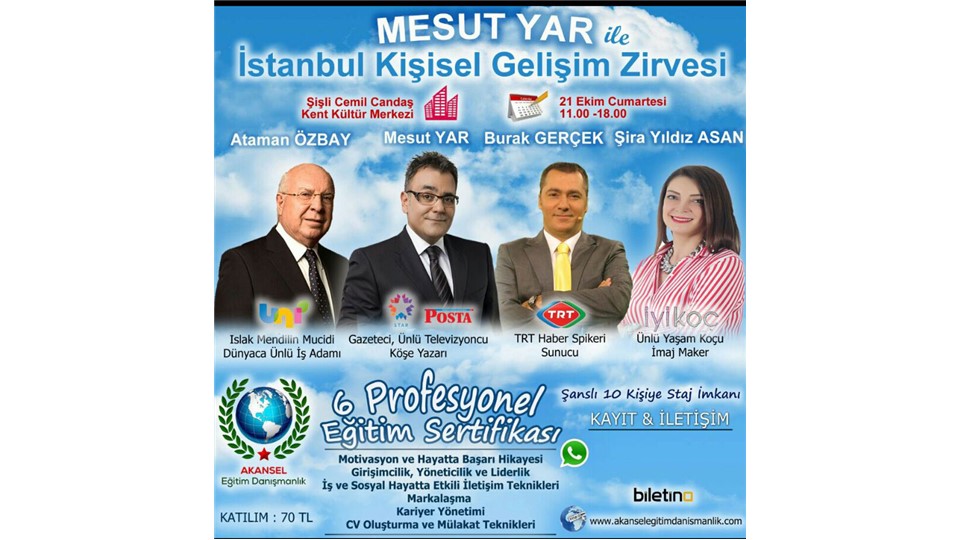 Mesut Yar ile Kişisel Gelişim Zirvesi