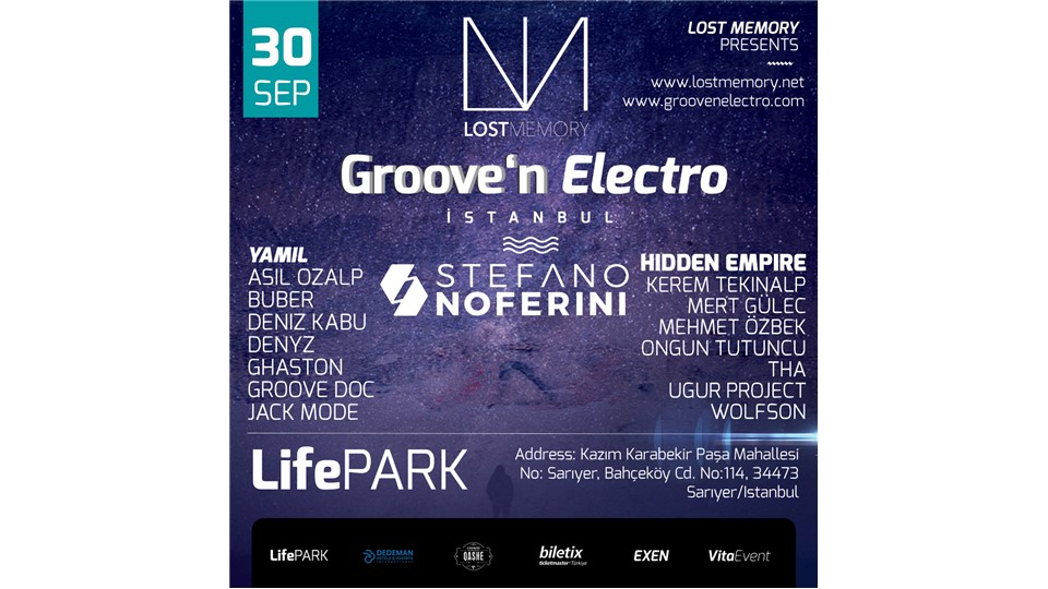 Lost Memory Present Groove'n Electro İstanbul 