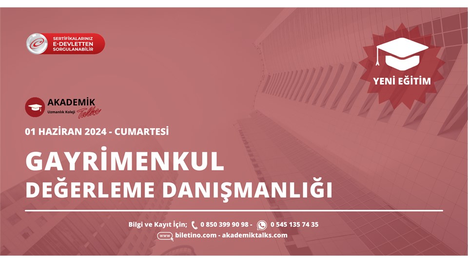 2. Gayrimenkul Değerleme Danışmanlığı Eğitim Programı