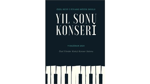 Özel Keyf-i Piyano Müzik okulu Yıl Sonu Konseri Perde 1