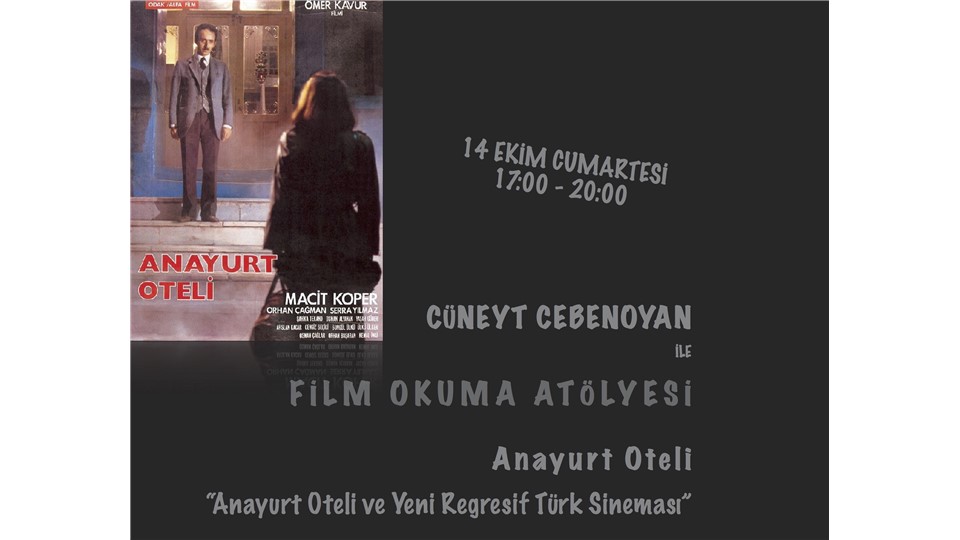 Cüneyt Cebenoyan ile Film Okuma Atölyesi