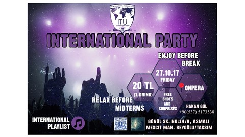INTERNATIONAL PARTY