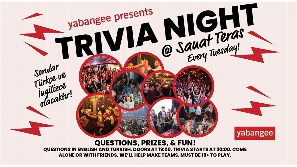 Trivia Night #139: Questions in English & Turkish