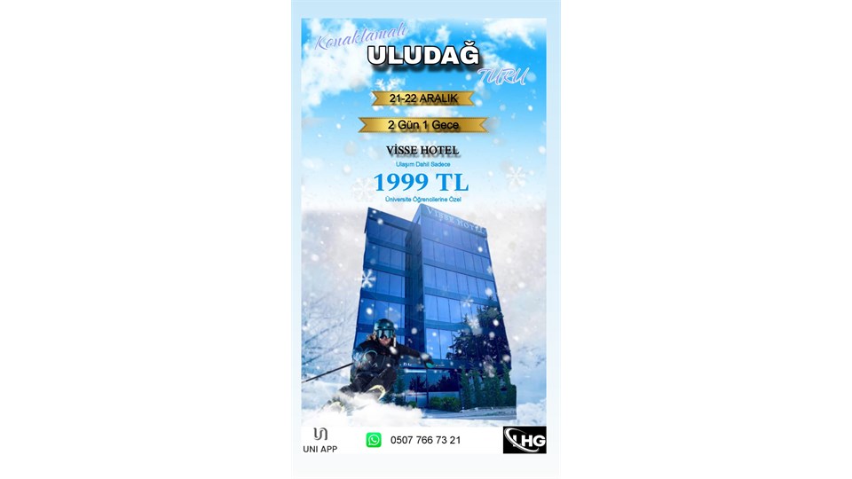 Konaklamalı Uludağ Turu