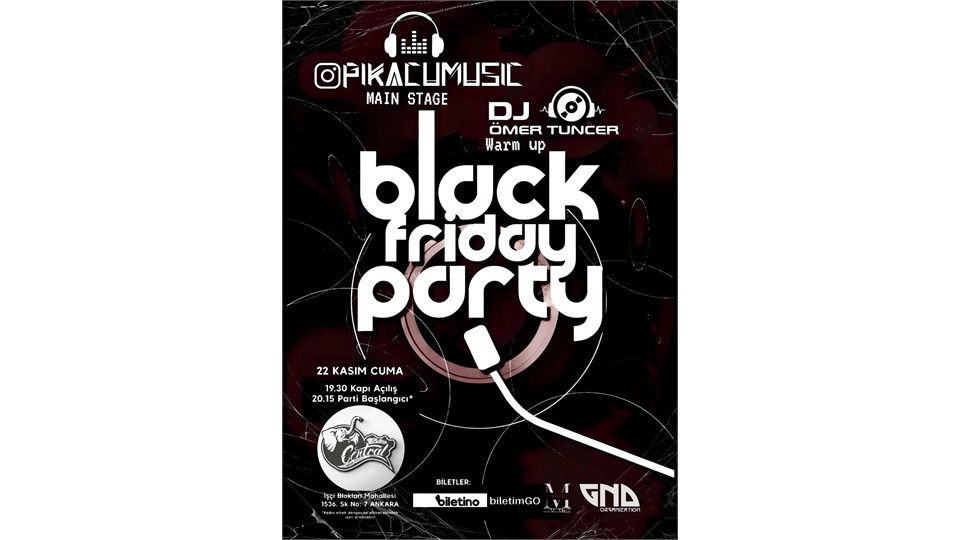 BLACK FRIDAY PARTY