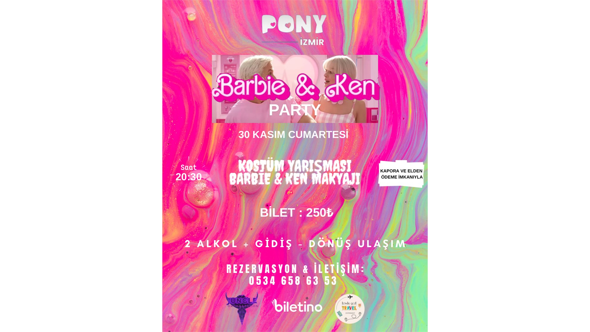 BARBİE & KEN PARTY | 30 November 2024 | Pony İzmir | Biletino