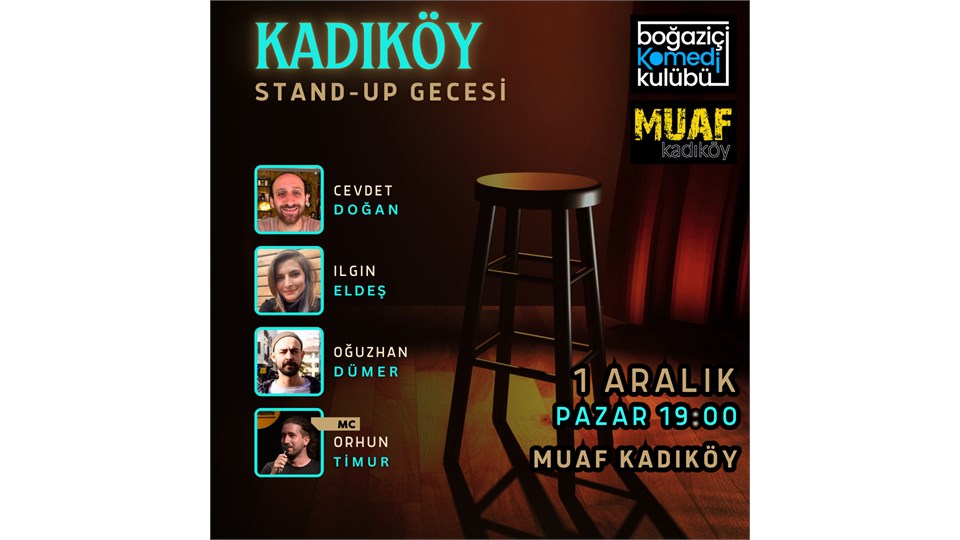 Boğaziçi Komedi Kulübü - Kadıköy Stand-up Gecesi