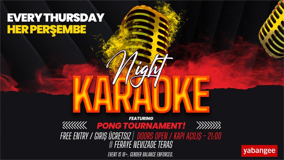 Thirsty Thursday: Karaoke & Pong Night (NEW VENUE/FREE)