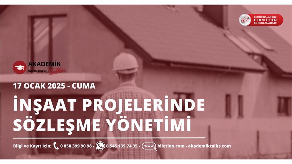İnşaat Projelerinde Sözleşme Yönetimi