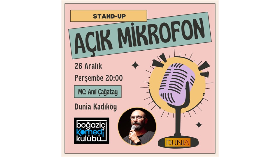 Kadıköy Açık Mikrofon Stand-up - Boğaziçi Komedi Kulübü