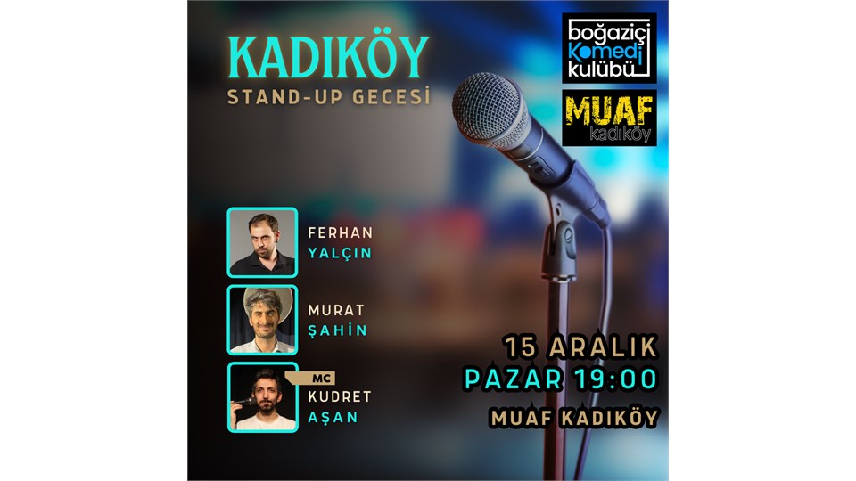 Kadıköy Stand-up Gecesi - Boğaziçi Komedi Kulübü