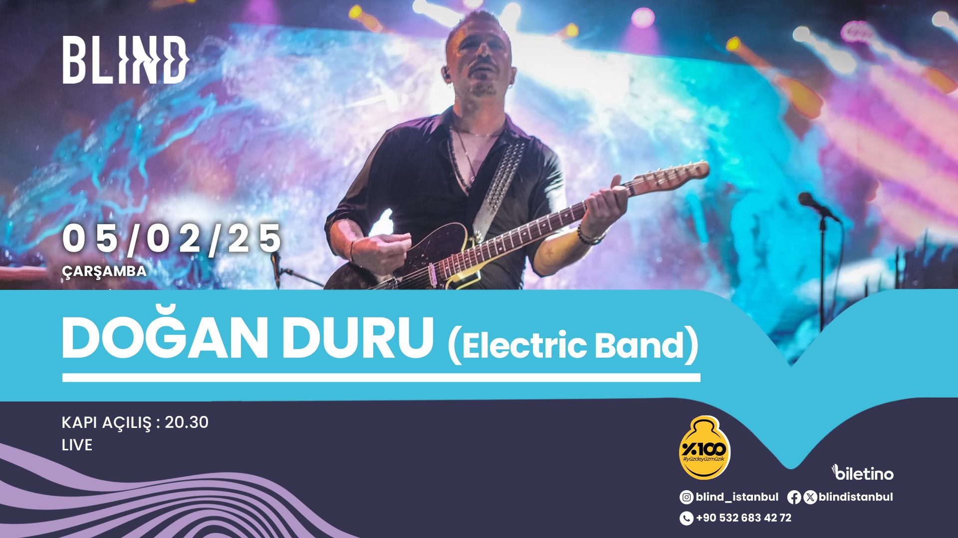 DOĞAN DURU 05 February 2025 Blind İstanbul Biletino