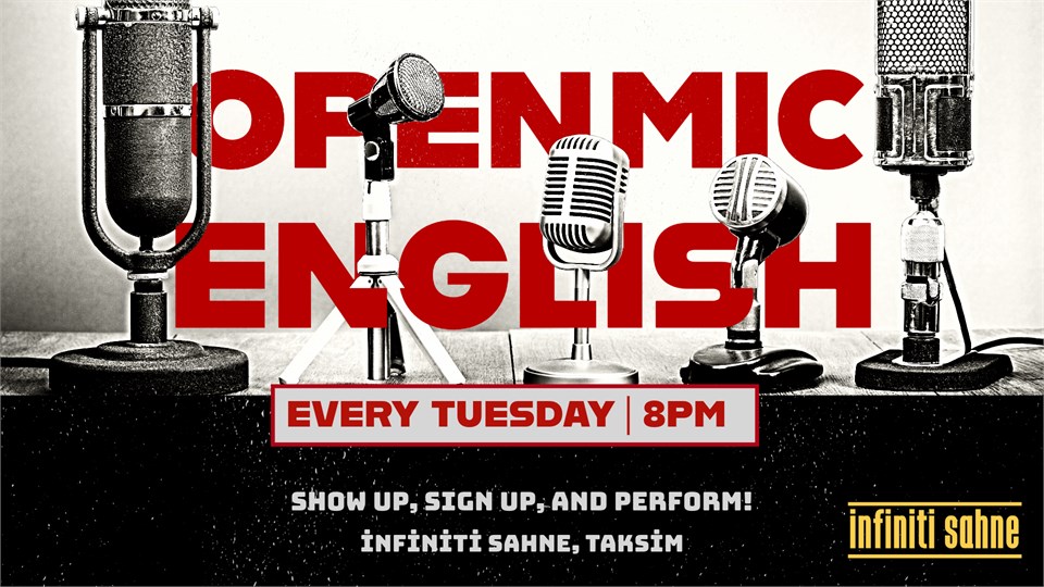 English Stand up Comedy Taksim Open Mic