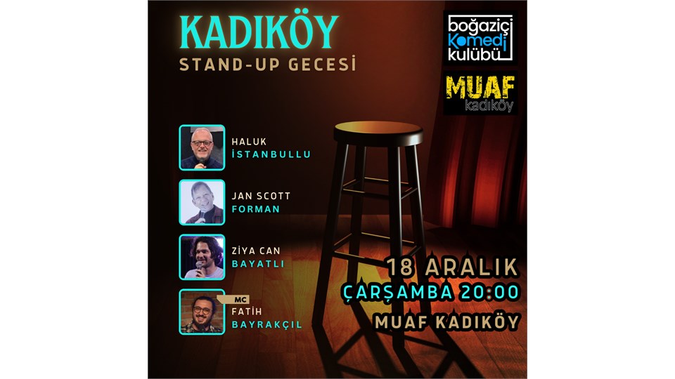 Boğaziçi Komedi Kulübü - Kadıköy Stand-up Gecesi