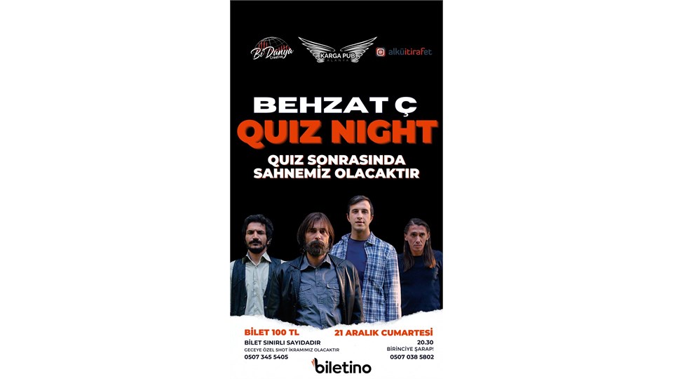 BEHZAT Ç QUİZ NİGHT