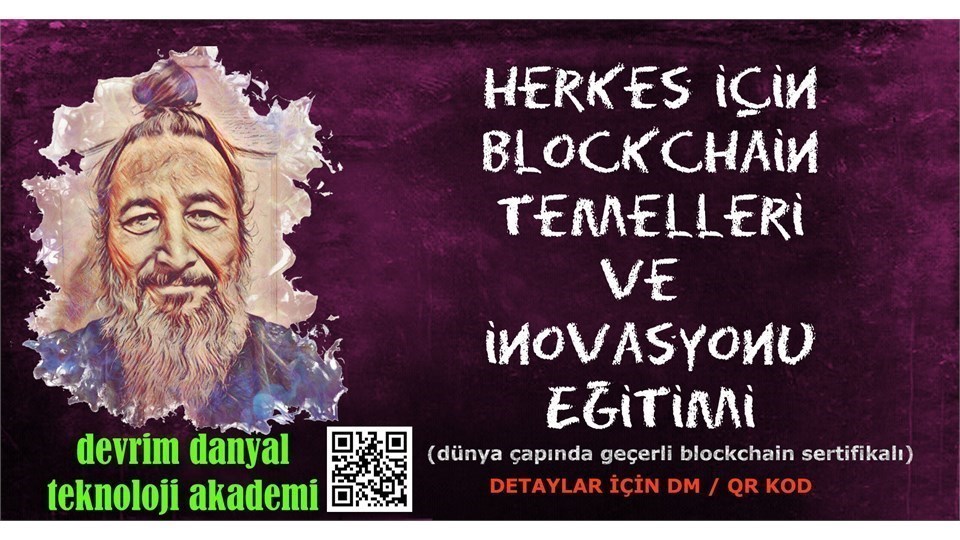 ONLINE SERTİFİKALI - Herkes İçin Blockchain Temelleri ve İnovasyonu Eğitimi - 11 Ocak