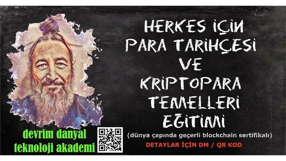 ONLINE SERTİFİKALI - Herkes İçin Para Tarihçesi ve Kripto Para Temelleri Eğitimi - 20 Şubat
