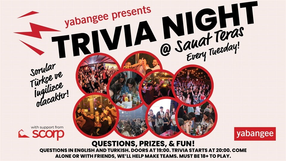 Trivia Night #164: Questions in English & Turkish