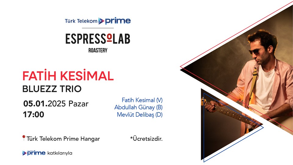 Fatih Kesimal Bluezz Trio - Roastery Sahne Konseri