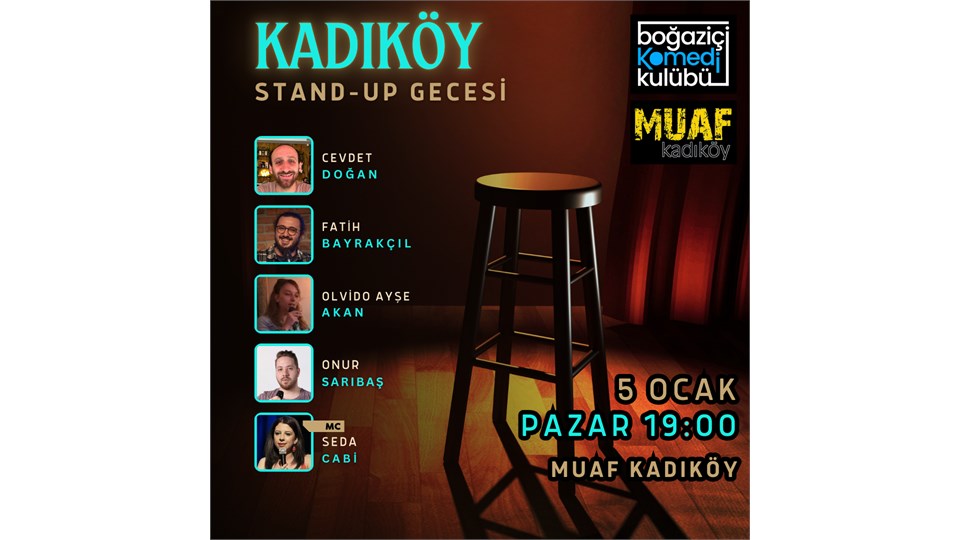 Boğaziçi Komedi Kulübü - Kadıköy Stand-up Gecesi