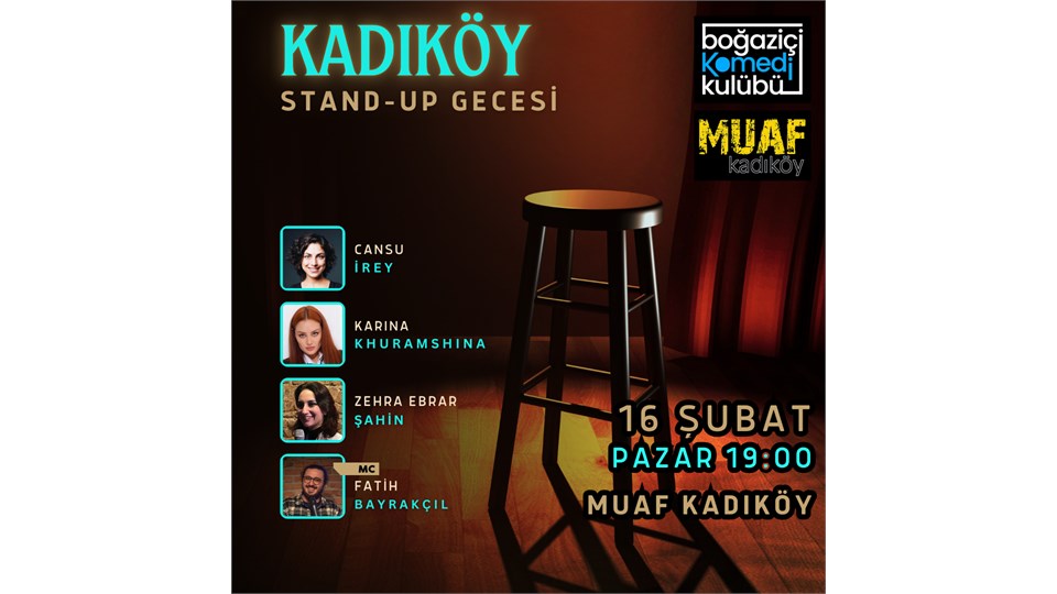 Boğaziçi Komedi Kulübü - Kadıköy Stand-up Gecesi