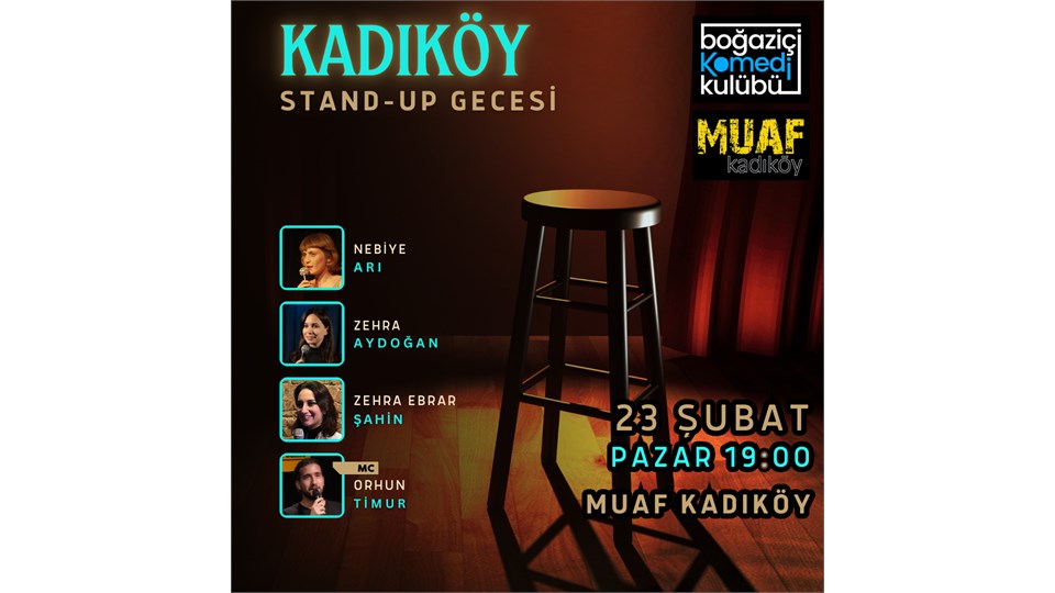 Boğaziçi Komedi Kulübü - Kadıköy Stand-up Gecesi