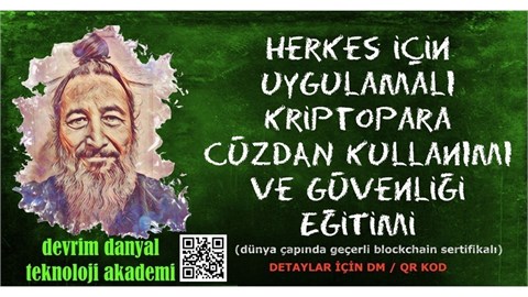 ONLINE SERTİFİKALI - Uygulamalı Kripto Varlık Cüzdan Kullanımı ve Güvenliği Eğitimi - 13 Temmuz