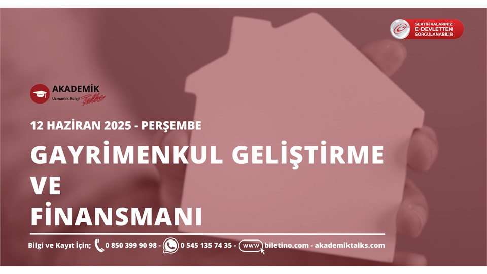 Gayrimenkul Geliştirme ve Finansmanı