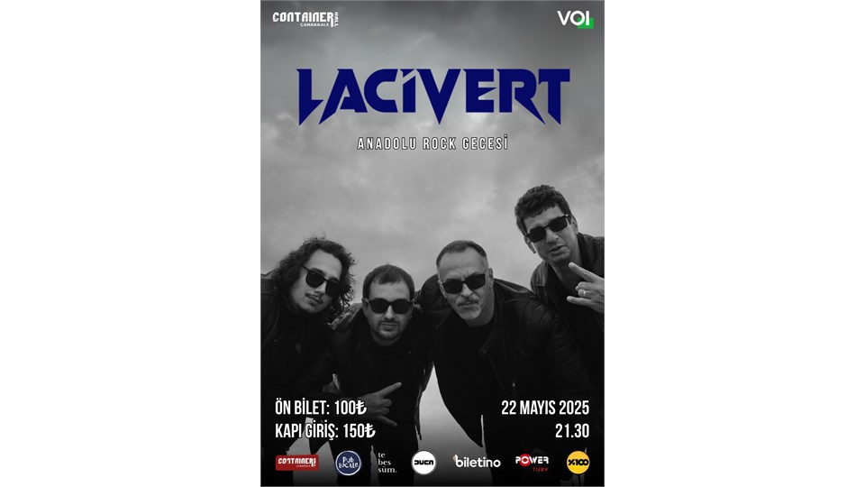 Lacivert Anadolu Rock Gecesi - Containerhall 22 Mayıs 2025