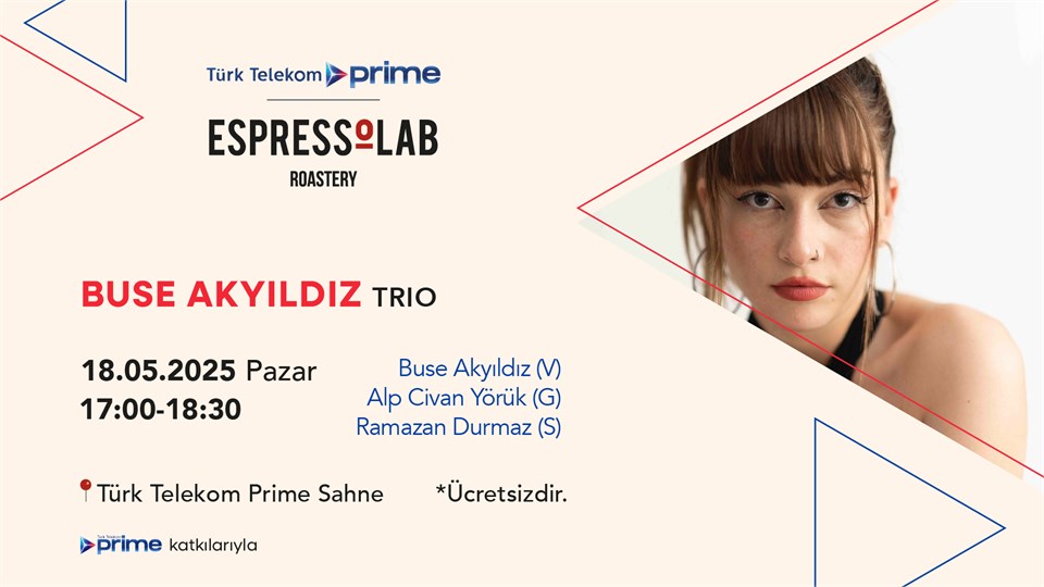 Buse Akyıldız Trio - Roastery Sahne Konseri