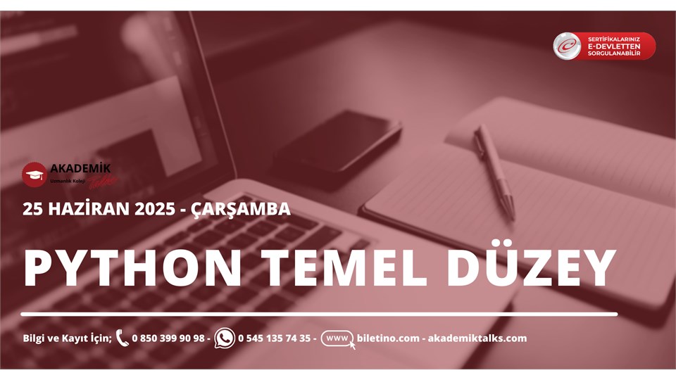 PYTHON Temel Düzey Eğitimi
