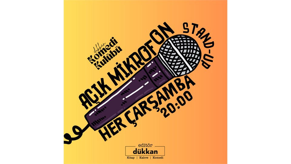 Açık Mikrofon Stand-up - Dükkan Komedi Kulübü