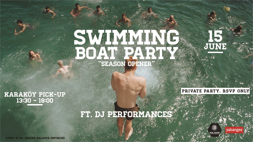 Swimming Boat Party: Season Opener