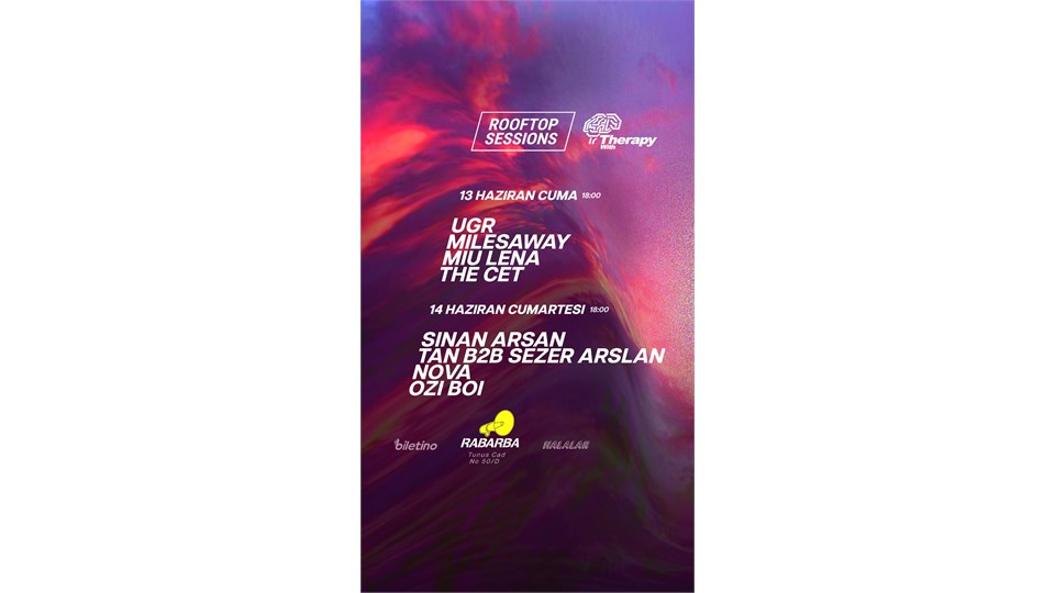 Therapy Rooftop Sessions:Test Drive @ Rabarba