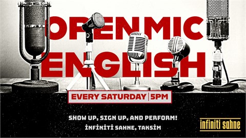 English Stand up Taksim Comedy Open Mic