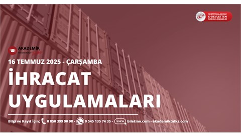 İhracat Uygulamaları Eğitim Programı