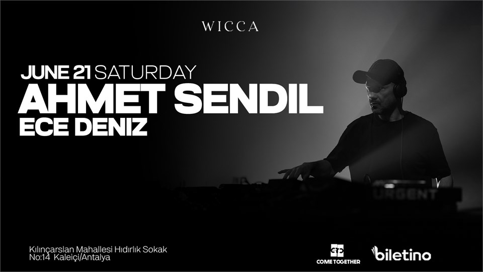 Ahmet Şendil, Ece Deniz@WiccaAntalya June 21st Wicca !
