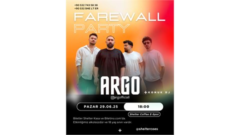 Farewall Party, ARGO Konseri