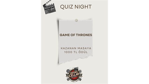 Game of Thrones Quiz Night