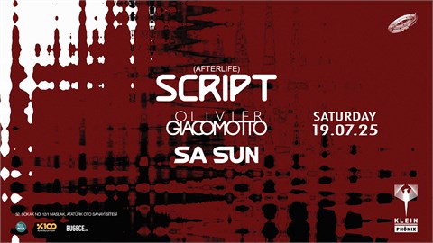 Script + Olivier Giacomotto + SA SUN at Klein Phonix by Another Planet