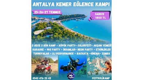 Antalya Kemer  Eğlence Kampı