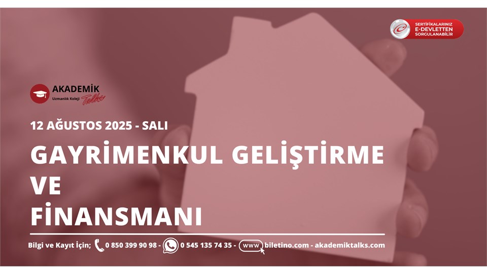 Gayrimenkul Geliştirme ve Finansmanı